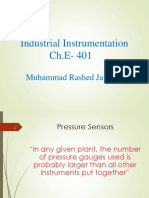 Industrial Instrumentation Ch.E-401: Muhammad Rashed Javed