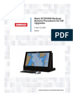 User Guide: Maris ECDIS900 Backup/ Restore Procedures For SW Upgrades