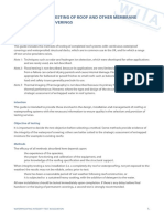 NDT of Waterproofing Membranes