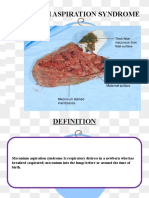 Meconium Aspiration Syndrome