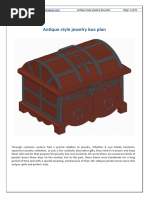 Antique Style Jewelry Box Plan