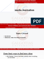 Multimedia in Journalism PDF