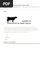 Curso - Producción de Bovinos para Carne 2020