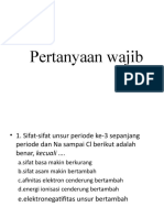 Pertanyaan Kimia