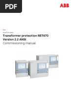 Commissioning Manual Transformer Protection RET670 Version 2.2 ANSI