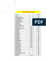 Party Biriyani House: SL Menus MRP