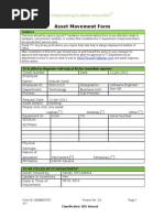 Asset Movement Form