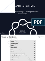 Centralized Borrowing & Lending Platforms: Thematic Insights