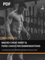 Macro Cheat Sheet - Recommended Food List-3 3 PDF