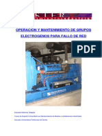 Operacion y Mantenimiento de Grupos Electrogenos PDF