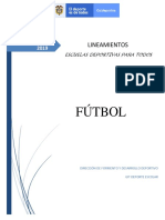 Plan Pedagógico - Fútbol