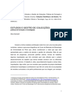 Semedo, Alice (2010) Estudos e Gestão de Colecções: Práticas de Formação e Investigação