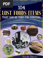 104 Lost Foods Items That Can Be Used For Survival PDF