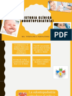 HC Y DX Odontopediatría