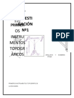 Primeros Instrumentos Topograficos