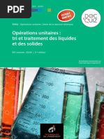 Opérations Unitaires: Tri Et Traitement Des Liquides Et Des Solides Free Sample