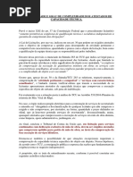 Da Similaridade e Grau de Complexidade Dos Atestados de Capacidade Técnica