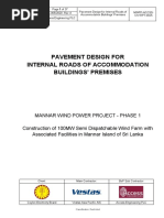 Pavement Design For Internal Roads of Accommodation Buildings' Premises