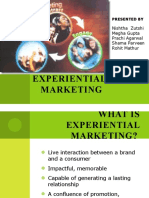 Experiential Marketing PPT Shama