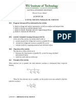 Activity 2B Impedance of RL Circuits: Parallel RL Curcuits 2B.1 Program Outcomes (Pos) Addressed by The Activity