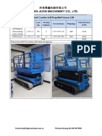 8M 12M Working Height Crawler Scissor Lift - 2