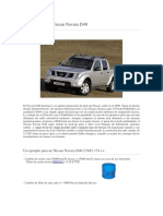 Mantenimiento Nissan Navara D40