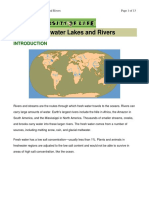 Freshwater Lakes and Rivers