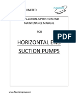 Horizontal End Suction Pumps: Flowmore Limited