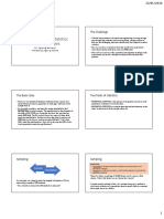 1 - Introduction To Statistics and Data Analysis