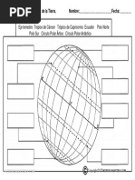 Meridianos y Paralelos Actividades PDF