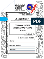 Language 1 Module 3 Performance Task 1.1 (October 6 and 7 Day 1 and 2)