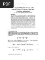 Semi-Implicit Method For Pressure-Linked Equations (SIMPLE) - Solution in MATLAB®