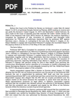 Petitioner vs. vs. Respondent: Third Division