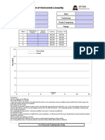 Assessment of Horizontal Linearity: UT Model Date UT Serial # Technician Probe Model Probe Frequency Probe Serial # Range