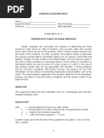 03-Experiment # 3-Hydrostatic Force On Plane Surfaces (12-18)