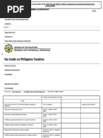 Tax Guide On Philippine Taxation - Bureau of Internal Revenue