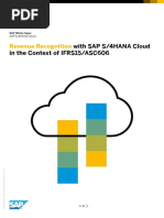 Revenue Recognition: With SAP S/4HANA Cloud in The Context of IFRS15/ASC606