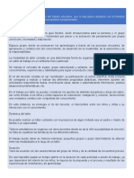 Modalidades de Trabajo (Taller. Proyecto, Unidad, Rincon, Situacion Didactica y Centros de Interes)