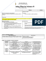 Learning Plan in Science 8: Joyland School, Inc