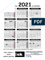 Calendario 2021