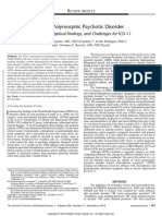 Acute Polymorphic Psychotic Disorder