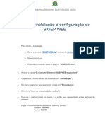 Guia de Instalação e Configuração Do Sigep Web: Tribunal Regional Eleitoral de Goiás