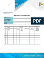 Matriz de Identificación de Peligros MIP Anexo