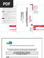 Voter'S Certificate: Email / Correo Electrónico / Imel