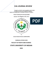 Critical Journal Review: State University of Medan