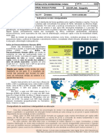 Atividade 8º Ano - Geografia - Semana 17