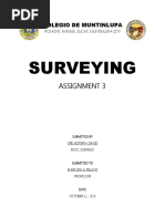 Surveying - Assignment 3