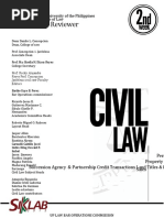 Up Bar Reviewer 2013 Civil Law