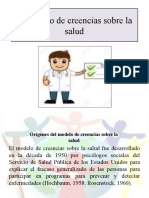 Modelo de Creencias de La Salud