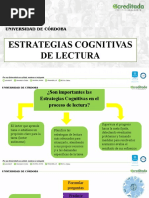 Diapositivas Estrategias Cognitivas de Lectura